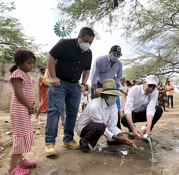 Inician recuperación de molinos de viento para suministrar agua a más de cinco mil indígenas en Manaure