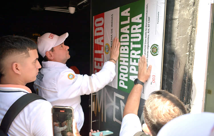 Cinco establecimientos sellados durante el primer día del plan "Titán 24" en Cartagena